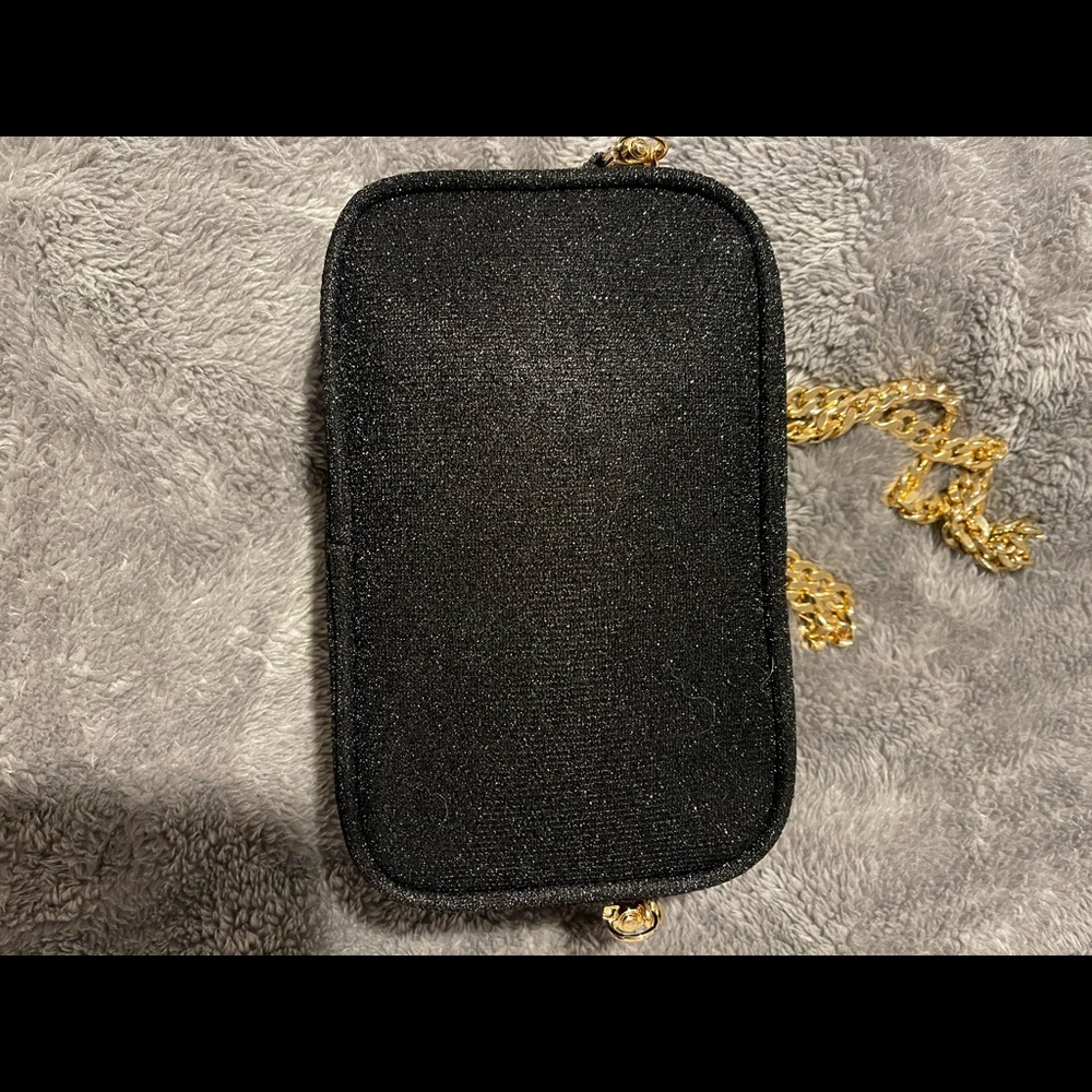 Chanel Holiday Bag With Crossbody Gold Chain Gem